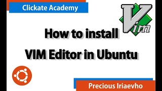 How to Install VIM editor on Ubuntu