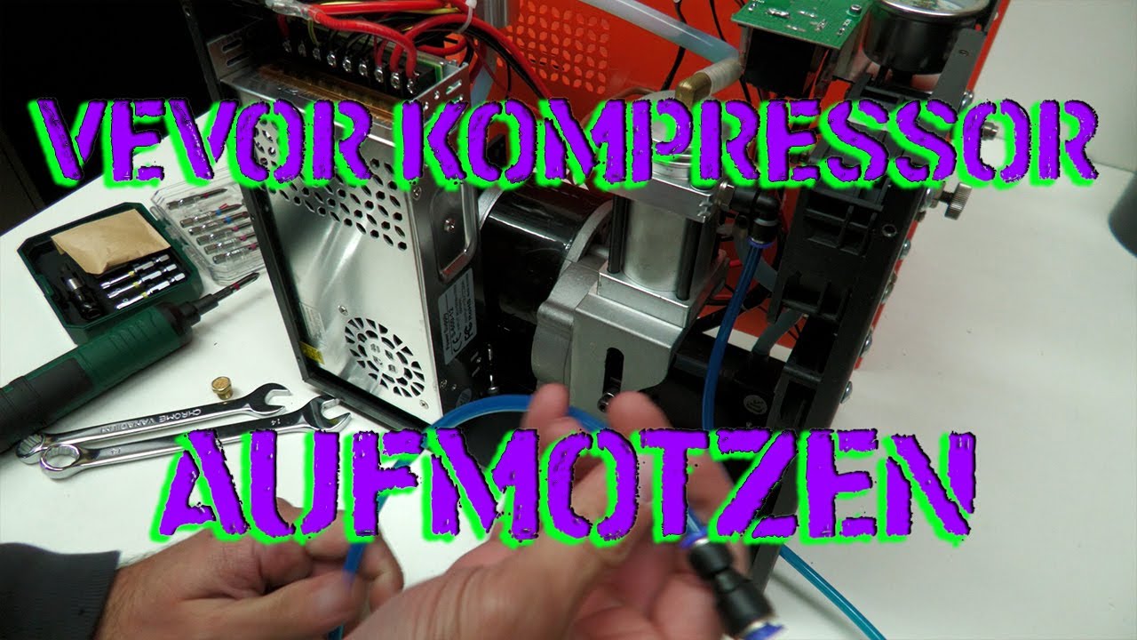 Vevor 300bar Kompressor Tuning / Füllzeit halbiert!