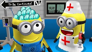 WHAT'S INSIDE MINIONS BRAIN in MINECRAFT ! Minions  Gameplay Movie traps