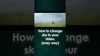 sky replacement in easy way premiere pro #shortsvideo #editingtutorial