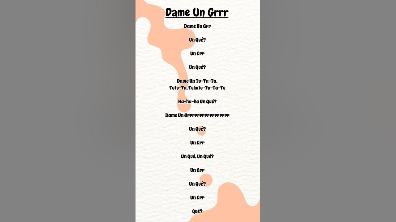 Dame Un Grrr Fantomel & Kate Linn (Lyrics + English Translation) Tik Tok Trend