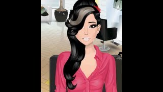 plagio a diva (amy winehouse) stardesign hair By:wesviofficial (www.wesvimakestv.blogspot.com.br)