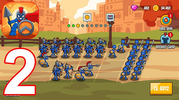 Stick Wars 2: Battle of Legions - Gameplay Walkthrough Part 2 (Android, iOS)