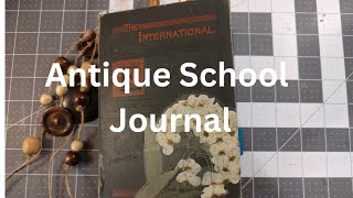 New Project Antique School Theme Vintage Style Journal Available on Vinted link below