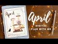 APRIL 2021 Bullet Journal Setup | Digital Plan with Me | Goodnotes & Procreate