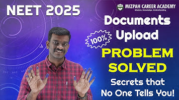 Photo Upload Problem Solved - Photo not uploading in NEET 2025 - Tricks to Upload Fingerprint