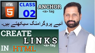 How To Create Link Tag in HTML |  Internal & External Links | A Tag in HTML hindi / Urdu | Lecture 2