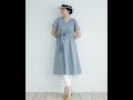 TP027 フロントタックワンピース  作り方動画 型紙 how to make