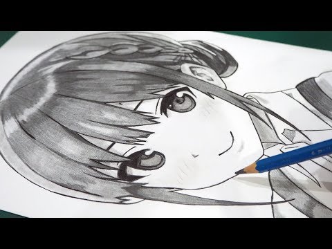 How To Draw Cute School Girl Anime, Drawing Cute School Gir…