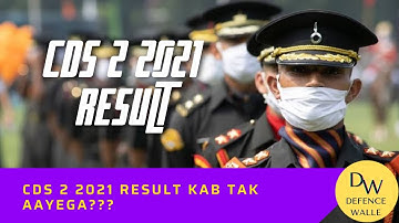 CDS 2 2021 RESULT...