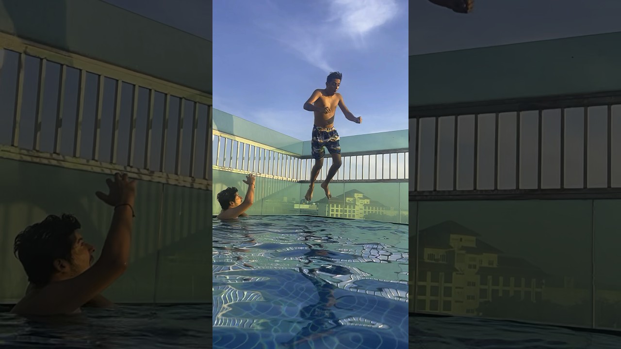 😱TSG JASH Challenge Him To Jump In Deepest Pool in Thailand 🇹🇭 [ Deadliest Pool ] 
