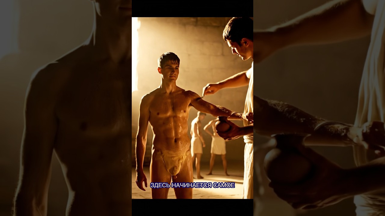 Сбор пота мужчин в Древней Греции 