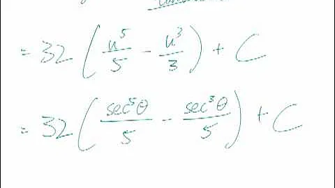 Trig Substitution Examples 2