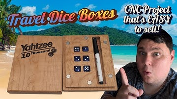 Yahtzee Game Boxes | CNC Tutorial Project