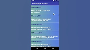 Android Dagger2 Example Using Retrofit
