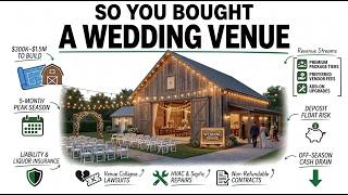 So You Bought A Wedding Venue — Here's What It Actually Costs