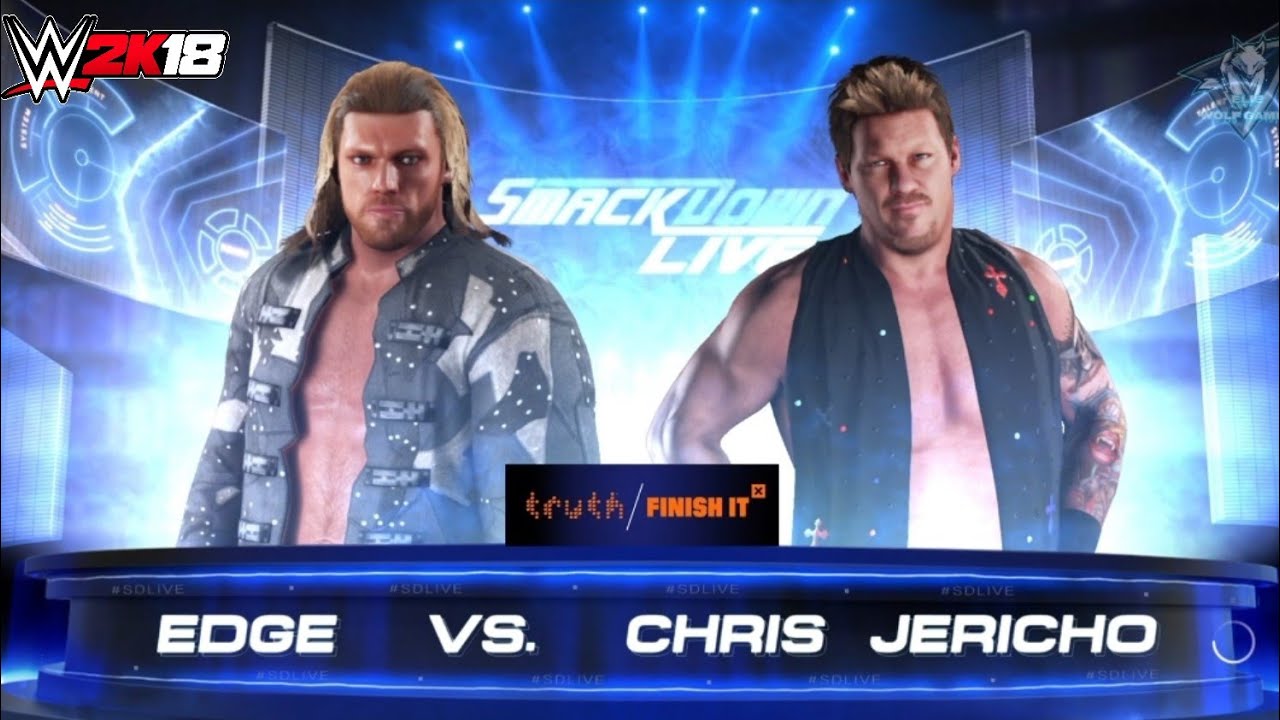 Edge vs Chris Jericho - Smackdown - WWE 2K18