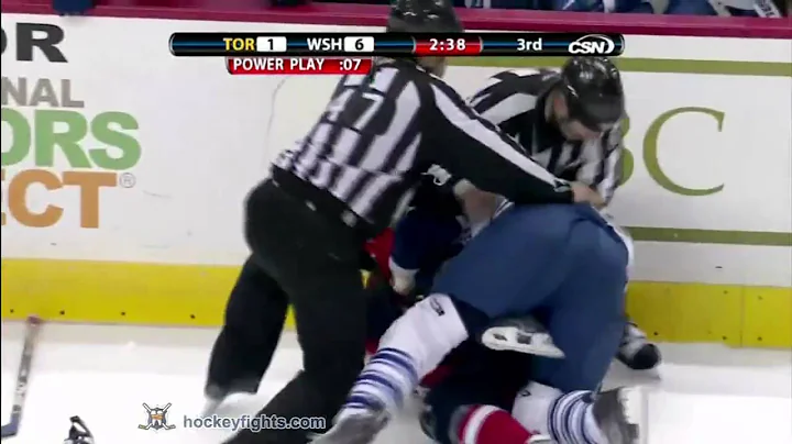 Jay Rosehill vs Jason Chimera Jan 15, 2010