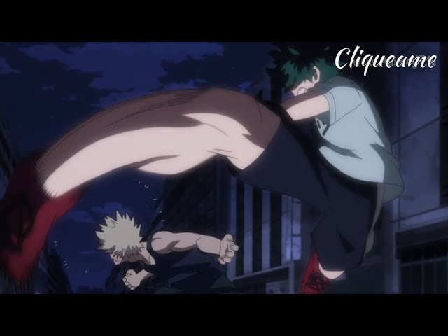 Bakugo contra Deku, segunda pelea | Deku vs Kacchan | Boku no Hero