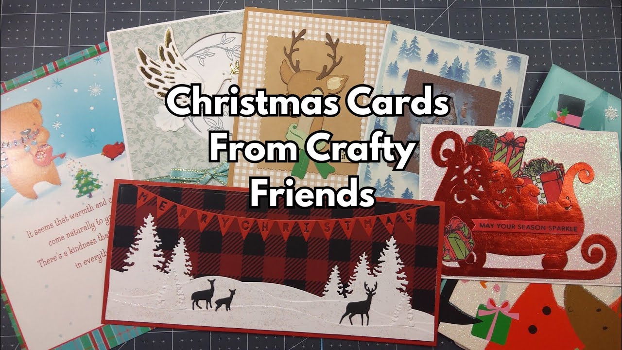 More Christmas Cards From Crafty Friends! 🎄