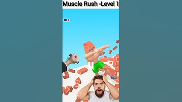 Muscle Rush 1st Level Gameplay 💪 | Noob to Pro Start 😱🔥 #shortsfeed