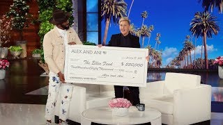tWitch Surprises Ellen with a Generous Donation to The Ellen Fund from Alex and Ani