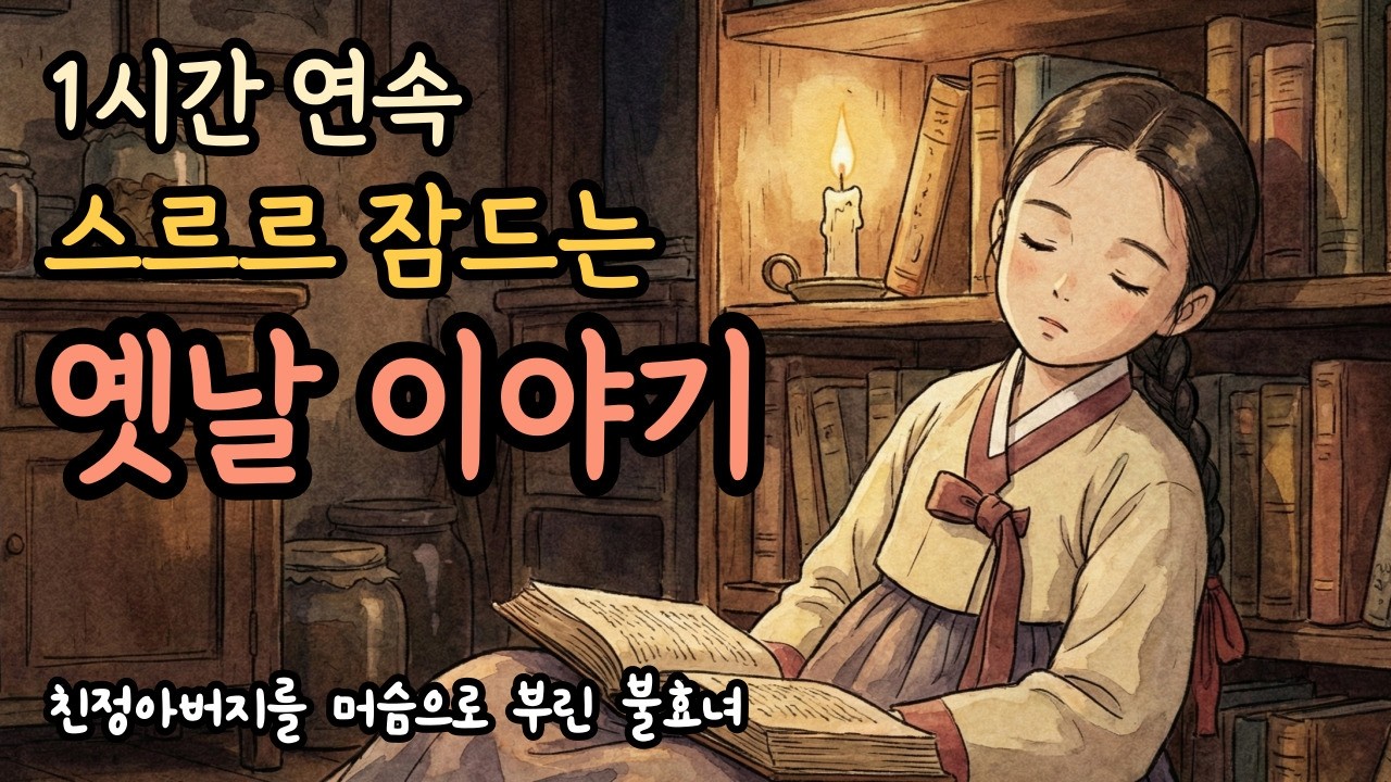 1시간 연속 잠오는 옛 이야기 | 잠잘때 듣는 옛날이야기 | 야담 | 민담 | 설화 | 잠오는 이야기 | 수면유도 오디오북 | 편안한 전래동화