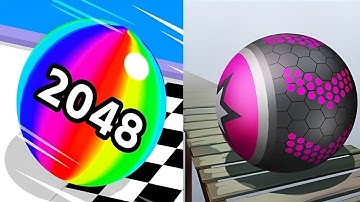 Balls Run 2048 VS Rollance Adventure Balls SpeedRun Gameplay Android iOS #2