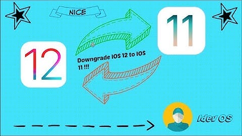 Downgrade IOS 12 IOS 11