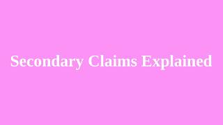What Qualifies as a Secondary Condition 38 CFR 3 310