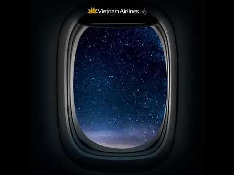 Video Khung cảnh đẹp ngoài cửa sổ máy bay: Mưa sao băng - youtube