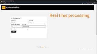 Car Price Prediction System screenshot 5