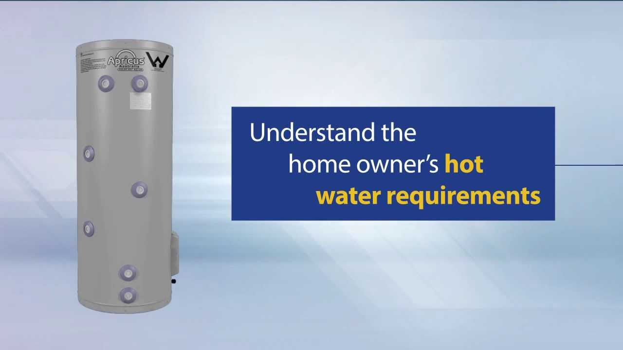 Chapter 1 - Sizing Solar Hot Water System - How To Install Apricus Solar Hot  Water Systems - YouTube