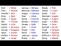 500 adjectifs les plus utiliss en anglais  500 most used adjectives in english