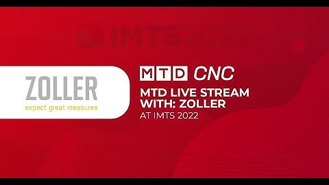 ZOLLER live stream from IMTS 2022 in Chicago