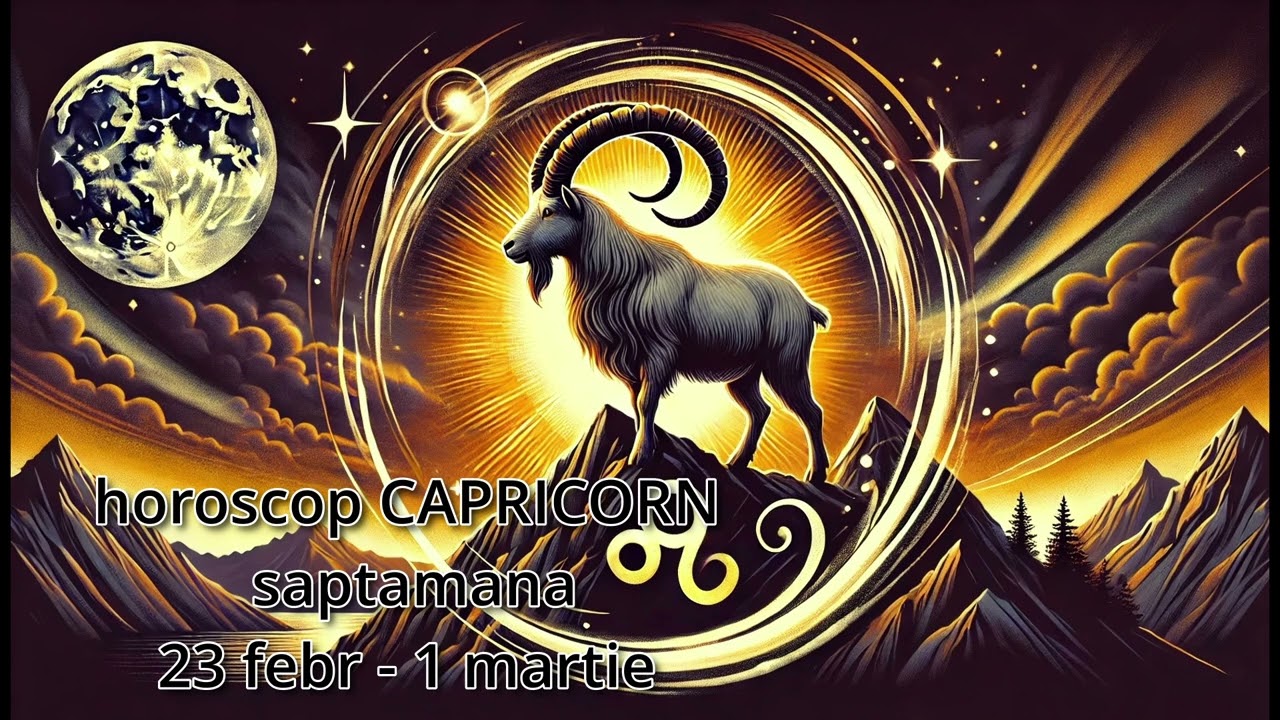 Horoscop Capricorn | 23 febr-1 martie – structurile care rezistă sunt cele reconstruite din adevăr