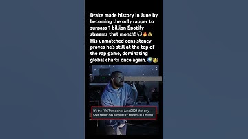 #Drake #Spotify #1BillionStreams #RapKing