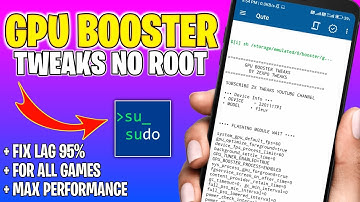 How To Optimize & Boost Android GPU For Gaming And Performance Speed Up Android | NO ROOT