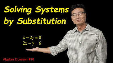 Systemen oplossen door substitutie, Algebra 2 Les #10