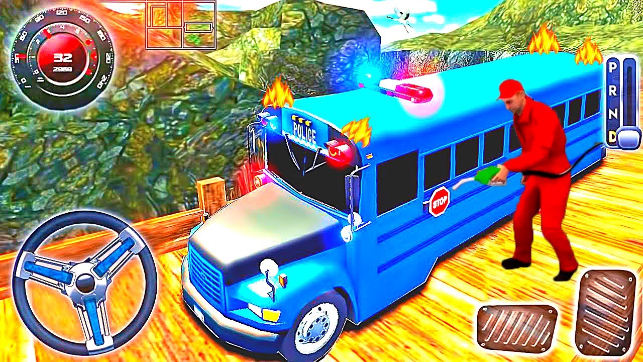 Offroad Driver Police Bus - Coach Hill Dangerous Duty Simulator Games - Best Android GamePlay