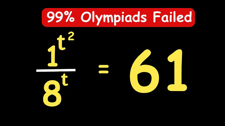 MATH || A Nice Trick || Can You Solve for t?  #maths