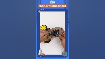 Edge Avoiding Robot! #robotics #sparklebox #code #reels #shorts