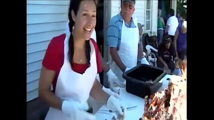 Pig Feed in Wisconsin with the newlyweds Brandon a...