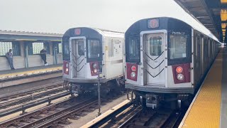 IRT Flushing Line: PM Rush Hour 7 Local/Express Trains at 46th Street - Bliss Street