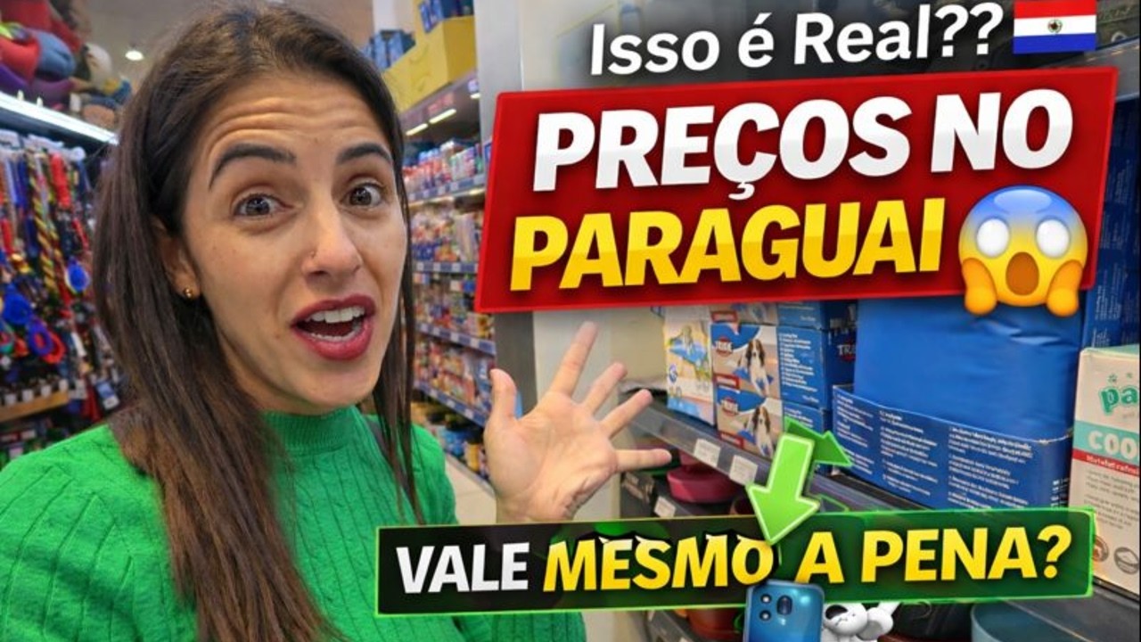 Fomos a Ciudad del Este 🇵🇾 e NÃO ESTÁVAMOS PREPARADOS para Esses PREÇOS! 😱