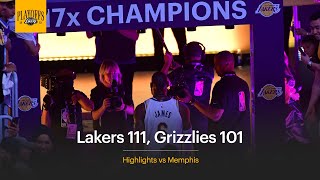 Lakers 111, Grizzlies 101 - Lakers Take 2-1 Series Lead vs Memphis | 2023 NBA Playoffs