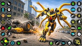 Octopus Robot Car Monster Truck Jet Transformation Game 2026 Super Fight  - Android Gameplay