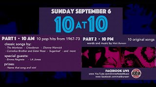 Matt Bunsens 10 at 10 - Pop Hits of 1967-76