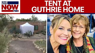 DEVELOPING: White tent set up at Nancy Guthrie's home