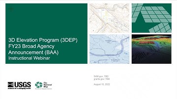 3DEP FY23 Broad Agency Announcement (BAA) Instructional Webinar